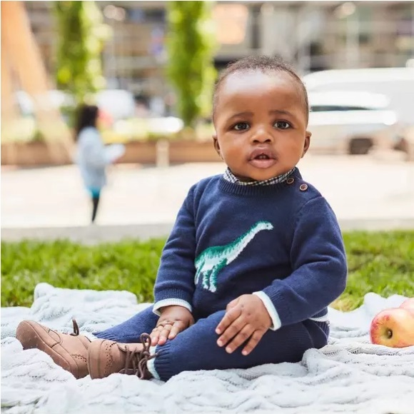 Janie and Jack Baby Striped Cuff Sweater Pant - Picture 3 of 8